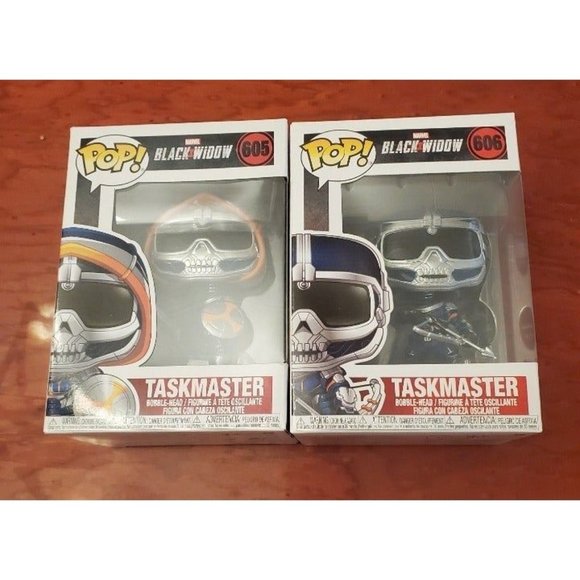 Black Widow TaskMaster Funko Pops 605/6 - Picture 1 of 7